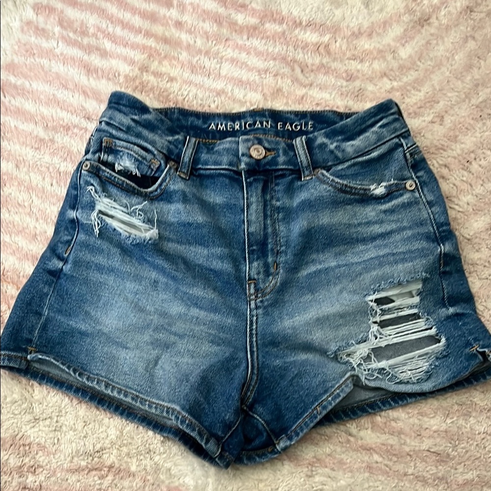 American Eagle Curvy Mom Jean Shorts
